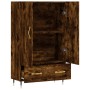 Aparador alto madera de ingeniería roble ahumado 69,5x31x115 cm von , Sideboards - Ref: Foro24-828217, Preis: 86,18 €, Rabatt: %