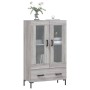 Aparador alto madera de ingeniería gris Sonoma 69,5x31x115 cm von , Sideboards - Ref: Foro24-828306, Preis: 95,40 €, Rabatt: %