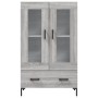 Aparador alto madera de ingeniería gris Sonoma 69,5x31x115 cm von , Sideboards - Ref: Foro24-828306, Preis: 95,40 €, Rabatt: %