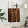 Armario de pared roble ahumado 69,5x34x90 cm de , Aparadores - Ref: Foro24-828409, Precio: 84,11 €, Descuento: %