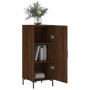Aparador madera de ingeniería marrón roble 34,5x34x90 cm by , Sideboards - Ref: Foro24-828547, Price: 62,46 €, Discount: %