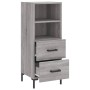 Aparador madera de ingeniería gris Sonoma 34,5x34x90 cm von , Sideboards - Ref: Foro24-828674, Preis: 56,92 €, Rabatt: %