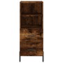 Aparador madera de ingeniería roble ahumado 34,5x34x90 cm von , Sideboards - Ref: Foro24-828681, Preis: 58,66 €, Rabatt: %