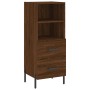 Aparador madera de ingeniería marrón roble 34,5x34x90 cm by , Sideboards - Ref: Foro24-828683, Price: 60,31 €, Discount: %