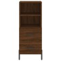 Aparador madera de ingeniería marrón roble 34,5x34x90 cm by , Sideboards - Ref: Foro24-828683, Price: 60,31 €, Discount: %