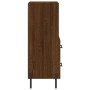 Aparador madera de ingeniería marrón roble 34,5x34x90 cm by , Sideboards - Ref: Foro24-828683, Price: 60,31 €, Discount: %