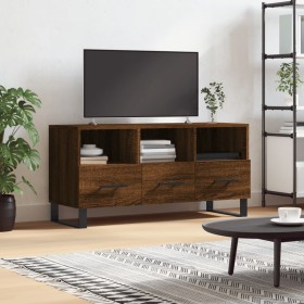 Mueble de TV madera de ingeniería marrón roble 102x36x50 cm von , TV-Möbel - Ref: Foro24-829067, Preis: 85,50 €, Rabatt: %