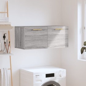 Armario de pared madera de ingeniería gris Sonoma 80x36,5x35 cm von , Schließfächer und Lagerschränke - Ref: Foro24-830066, P...