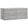Armario de pared madera de ingeniería gris Sonoma 80x36,5x35 cm by , Lockers and storage cabinets - Ref: Foro24-830066, Price...