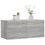 Armario de pared madera de ingeniería gris Sonoma 80x36,5x35 cm by , Lockers and storage cabinets - Ref: Foro24-830066, Price...