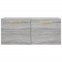 Armario de pared madera de ingeniería gris Sonoma 80x36,5x35 cm by , Lockers and storage cabinets - Ref: Foro24-830066, Price...