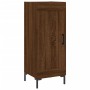 Aparador madera de ingeniería marrón roble 34,5x34x90 cm by , Sideboards - Ref: Foro24-830451, Price: 63,34 €, Discount: %