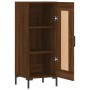 Aparador madera de ingeniería marrón roble 34,5x34x90 cm de , Aparadores - Ref: Foro24-830451, Precio: 63,28 €