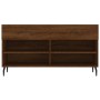 Banco zapatero madera de ingeniería marrón roble 102x35x55 cm von , Schuhregale und Schuhorganisatoren - Ref: Foro24-829763, ...