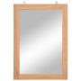 Espejo de pared madera de teca maciza 50x70 cm de , Espejos - Ref: Foro24-246501, Precio: 59,45 €, Descuento: %