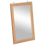 Espejo de pared madera de teca maciza 50x70 cm de , Espejos - Ref: Foro24-246501, Precio: 59,45 €, Descuento: %