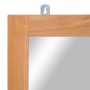Espejo de pared madera de teca maciza 50x70 cm de , Espejos - Ref: Foro24-246501, Precio: 59,45 €, Descuento: %