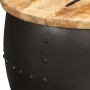 Mesa de centro redonda de madera maciza de mango 53x43 cm by , Coffee table - Ref: Foro24-287484, Price: 192,39 €, Discount: %