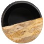 Mesa de centro redonda de madera maciza de mango 53x43 cm by , Coffee table - Ref: Foro24-287484, Price: 192,39 €, Discount: %