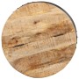 Mesa de centro redonda de madera maciza de mango 53x43 cm by , Coffee table - Ref: Foro24-287484, Price: 192,39 €, Discount: %