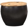 Mesa de centro redonda de madera maciza de mango 53x43 cm by , Coffee table - Ref: Foro24-287484, Price: 192,39 €, Discount: %