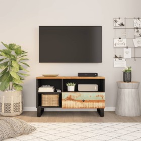 Mueble de TV madera reciclada y madera de ingeniería 80x33x46cm by , TV Furniture - Ref: Foro24-351976, Price: 73,92 €, Disco...
