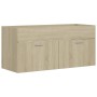 Furniture with engineered wood Sonoma oak sink by vidaXL, bathroom vanities - Ref: Foro24-3070850, Price: 288,04 €, Discount: %