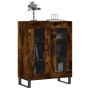 Aparador de madera de ingeniería roble ahumado 69,5x34x90 cm von , Sideboards - Ref: Foro24-827817, Preis: 86,83 €, Rabatt: %