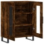 Aparador de madera de ingeniería roble ahumado 69,5x34x90 cm von , Sideboards - Ref: Foro24-827817, Preis: 86,83 €, Rabatt: %