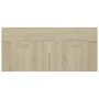 Waschtischunterschrank aus Eichenholz Sonoma mit Waschbecken von vidaXL, Badezimmerwaschtische - Ref: Foro24-3070850, Preis: ...