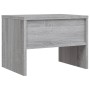 Mesita de noche madera contrachapada gris Sonoma 40x30x30 cm | Foro24.es | Tu tienda online para hogar, jardín y más Foro24.es