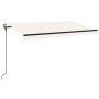 Automatische Markise mit LED und Windsensor Creme 450x300 cm von vidaXL, Markisen - Ref: Foro24-3069132, Preis: 540,93 €, Rab...