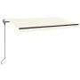 Automatische Markise mit LED und Windsensor Creme 450x300 cm von vidaXL, Markisen - Ref: Foro24-3069132, Preis: 670,85 €, Rab...