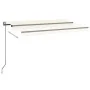 Automatische Markise mit LED und Windsensor Creme 450x300 cm von vidaXL, Markisen - Ref: Foro24-3069132, Preis: 670,85 €, Rab...
