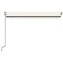 Automatische Markise mit LED und Windsensor Creme 450x300 cm von vidaXL, Markisen - Ref: Foro24-3069132, Preis: 670,85 €, Rab...