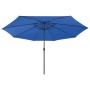 Sombrilla de jardín con luces LED azul celeste 400 cm von , Sonnenschirme - Ref: Foro24-312537, Preis: 92,03 €, Rabatt: %