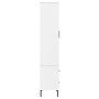 Librería patas de metal OSLO madera maciza blanco 85x35x172,5cm by , Bookcases and shelves - Ref: Foro24-350993, Price: 357,0...
