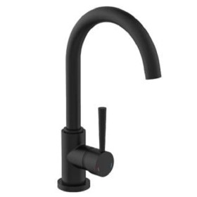 SCHÜTTE Grifo mezclador con caño alto CORNWALL baja presión negro mate de , Grifos - Ref: Foro24-435076, Precio: 107,58 €, De...