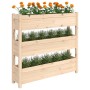 Jardinera de madera maciza de pino 112x25x104,5 cm von , Töpfe und Pflanzgefäße - Ref: Foro24-823920, Preis: 102,98 €, Rabatt: %
