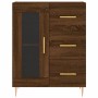Aparador de madera de ingeniería marrón roble 69,5x34x90 cm by , Sideboards - Ref: Foro24-828035, Price: 71,40 €, Discount: %
