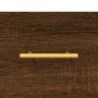 Aparador de madera de ingeniería marrón roble 69,5x34x90 cm by , Sideboards - Ref: Foro24-828035, Price: 71,40 €, Discount: %