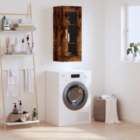 Armario de pared roble ahumado 34,5x34x90 cm by , Sideboards - Ref: Foro24-828905, Price: 51,05 €, Discount: %