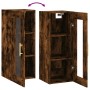 Armario de pared roble ahumado 34,5x34x90 cm de , Aparadores - Ref: Foro24-828905, Precio: 50,99 €, Descuento: %