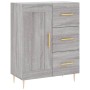 Aparador de madera de ingeniería gris Sonoma 69,5x34x90 cm de , Aparadores - Ref: Foro24-830250, Precio: 77,88 €, Descuento: %