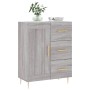Aparador de madera de ingeniería gris Sonoma 69,5x34x90 cm de , Aparadores - Ref: Foro24-830250, Precio: 77,88 €, Descuento: %