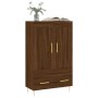 Aparador alto madera de ingeniería roble marrón 69,5x31x115 cm by , Sideboards - Ref: Foro24-830315, Price: 86,68 €, Discount: %
