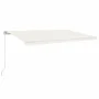 Manuelle ausfahrbare Markise in Cremefarbe, 500x300 cm. von vidaXL, Markisen - Ref: Foro24-3068937, Preis: 452,55 €, Rabatt: %