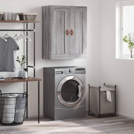 Armario de pared madera ingeniería gris Sonoma 69,5x34x90 cm by , Sideboards - Ref: Foro24-830362, Price: 69,22 €, Discount: %