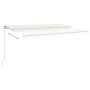 Manuelle ausfahrbare Markise in Cremefarbe, 500x300 cm. von vidaXL, Markisen - Ref: Foro24-3068937, Preis: 452,55 €, Rabatt: %