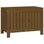 Caja de almacenaje jardín madera pino marrón miel 76x42,5x54 cm von , Aufbewahrungsboxen für den Außenbereich - Ref: Foro24-8...